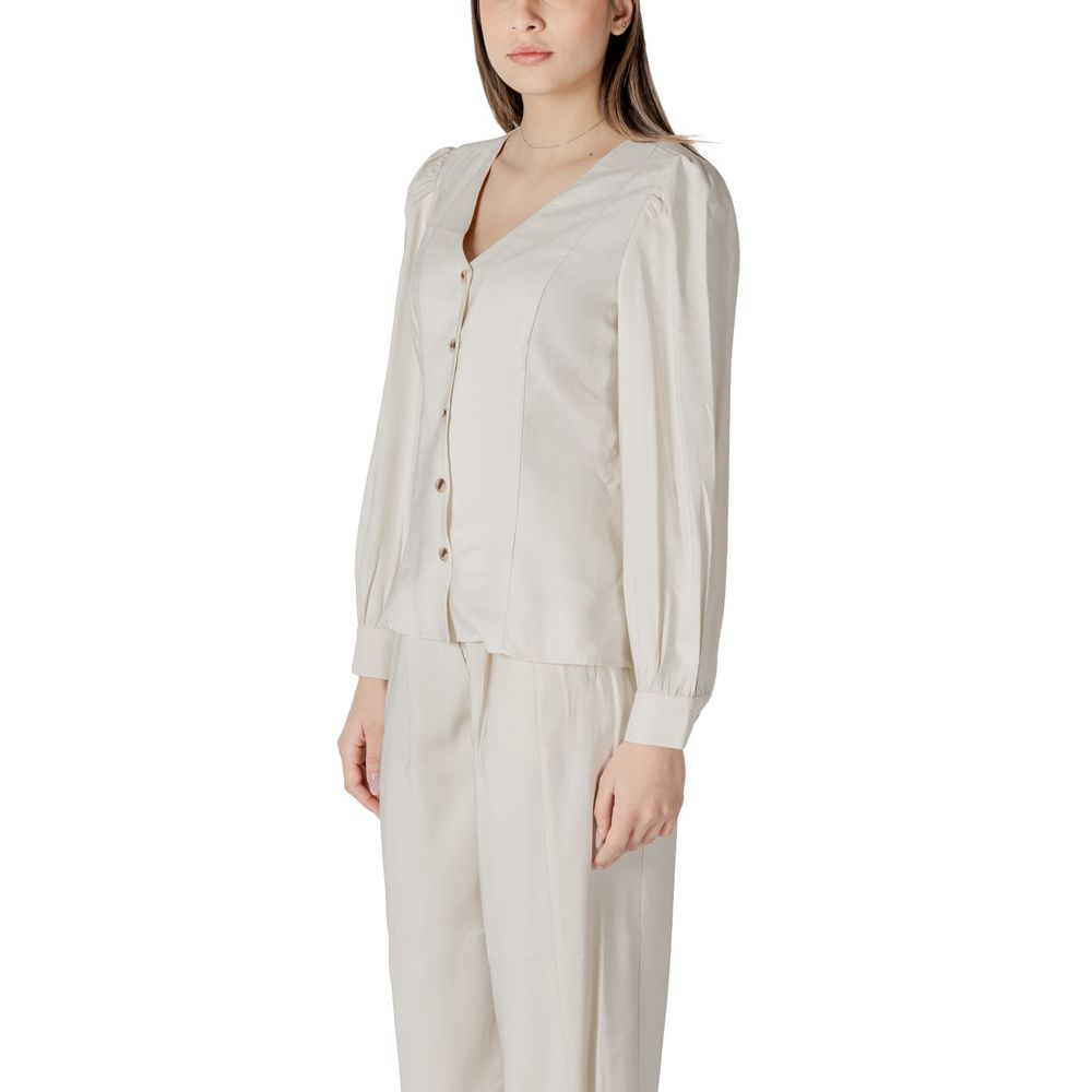 Vila Clothes Beiges Viskosetop