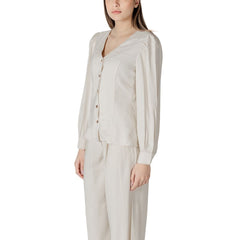 Vila Clothes Beiges Viskosetop