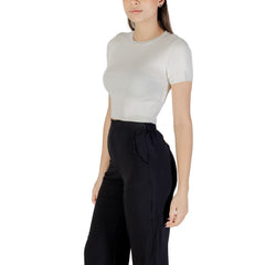 Jacqueline De Yong Witte Viscose Bodysuit