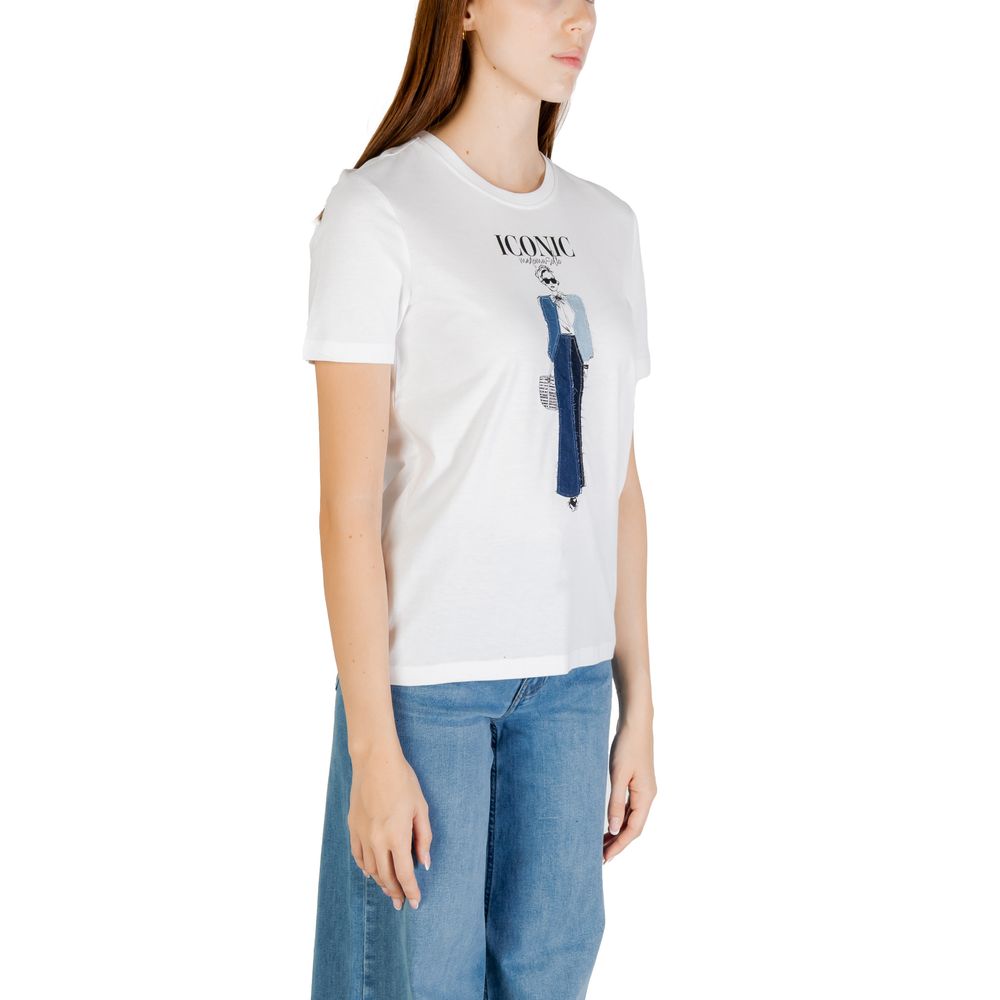 Alleen Blauw Biologisch Katoenen T-shirt