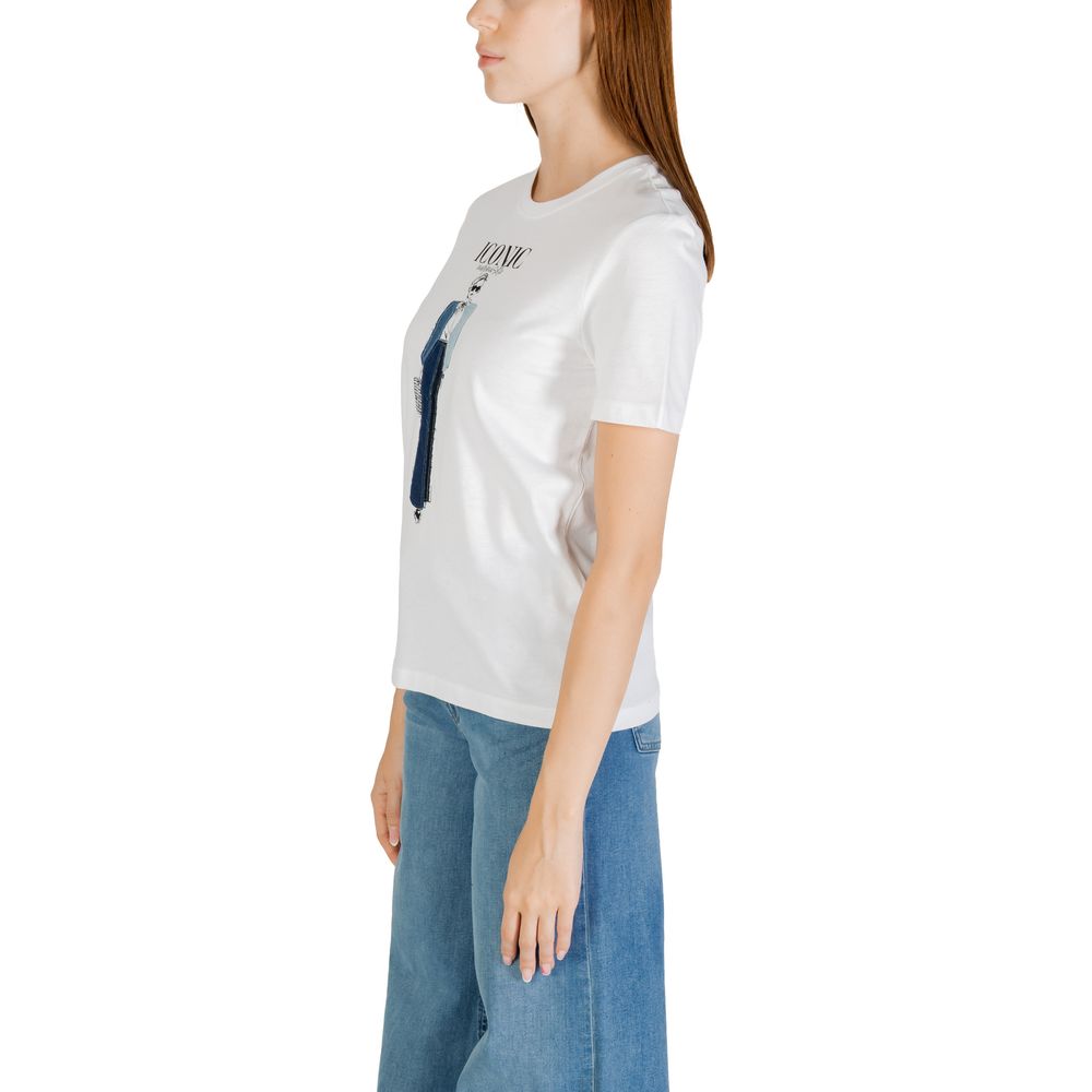 Alleen Blauw Biologisch Katoenen T-shirt