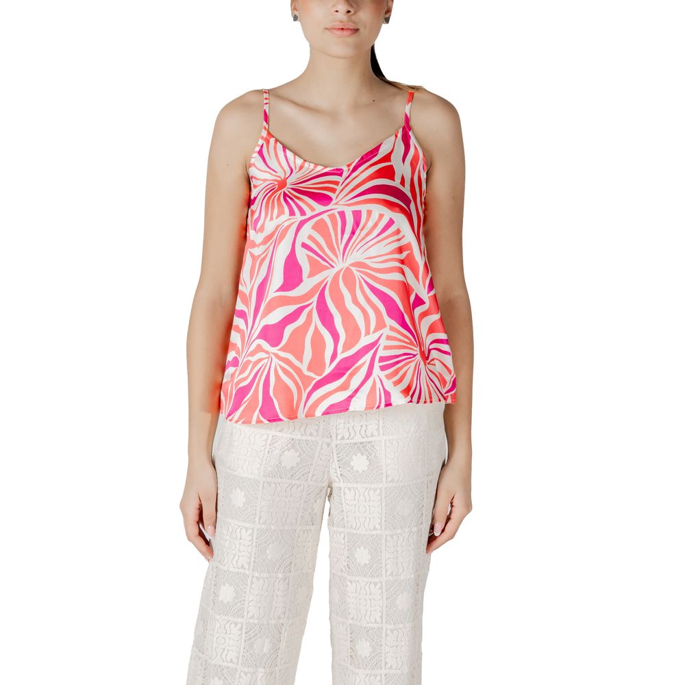 Alleen meerkleurige tanktops van gerecycled polyester