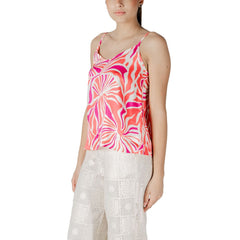 Alleen meerkleurige tanktops van gerecycled polyester