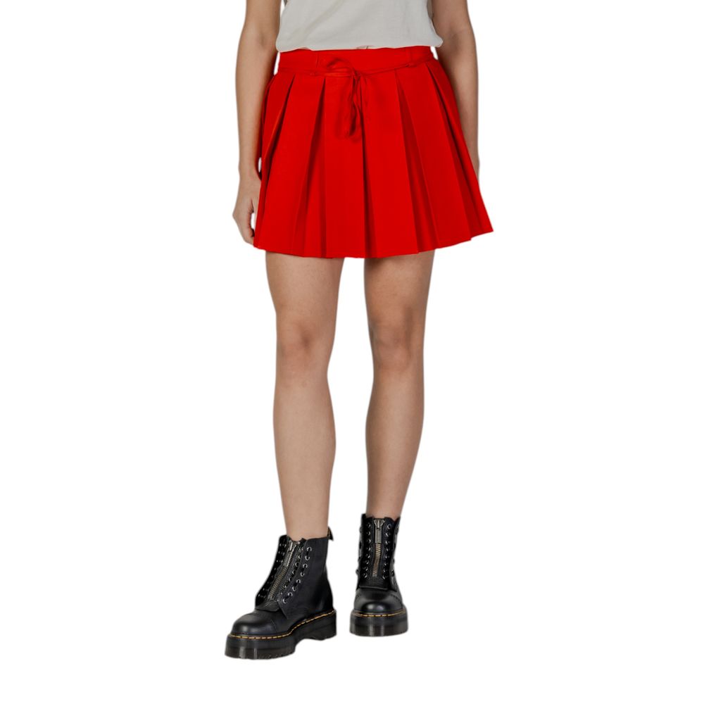Mehrfarbiger Minirock aus recyceltem Polyester