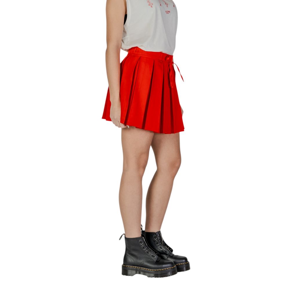 Mehrfarbiger Minirock aus recyceltem Polyester