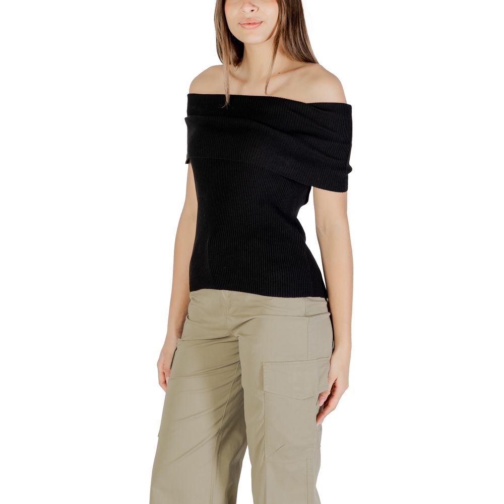 Zwarte Polyester Bodysuit