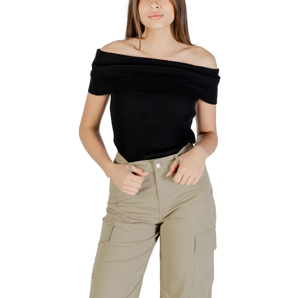 Zwarte Polyester Bodysuit