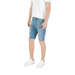 Jeckerson Lichtblauwe Katoenen Bermuda Shorts