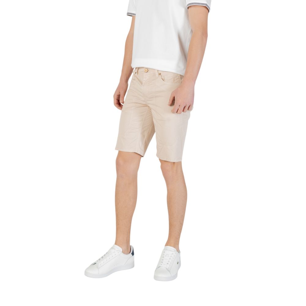 Jeckerson Beige Baumwoll-Bermudashorts