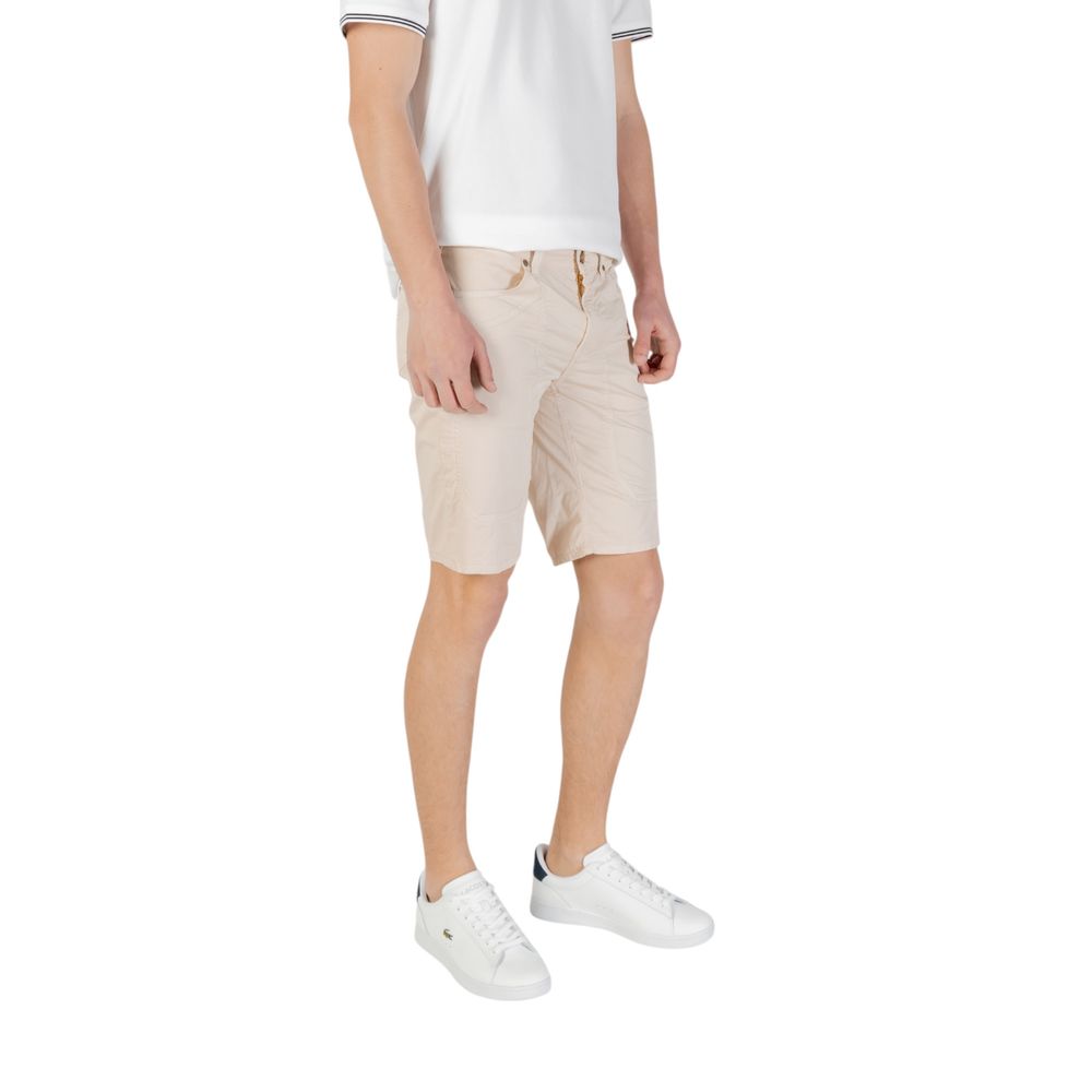 Jeckerson Beige Baumwoll-Bermudashorts