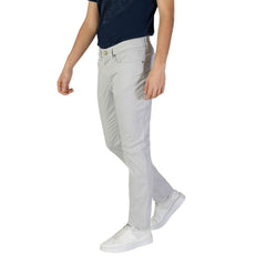 Jeckerson Grijze Katoenen Skinny Broek