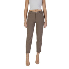Street One Bruine Polyester Casual Broek