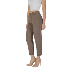 Street One Bruine Polyester Casual Broek
