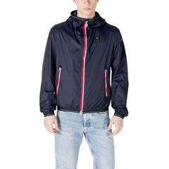 Blauer Blue Polyamid Shell Jacke