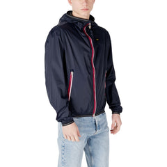 Blauer Blue Polyamid Shell Jacke