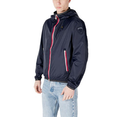 Blauer Blue Polyamid Shell Jacke