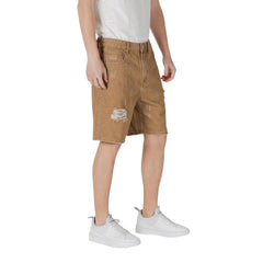 Gianni Lupo Katoenen Bermudashorts Beige
