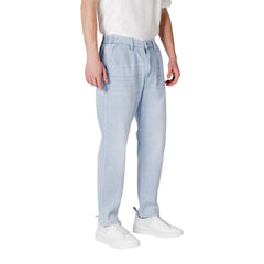 Gianni Lupo Blauwe Katoenen Slim Fit Jeans