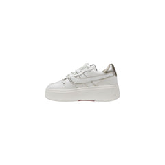 ASH Weiße Plateau-Sneaker aus Leder
