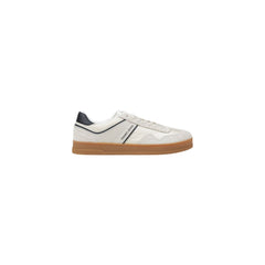 Tommy Hilfiger Jeans Creme Leder Sneaker Halbschuhe