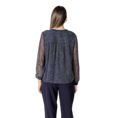 Street One blauwe polyester blouse