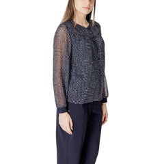 Street One blauwe polyester blouse