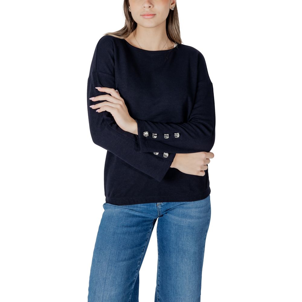 Street One Blaues Polyester-Sweatshirt