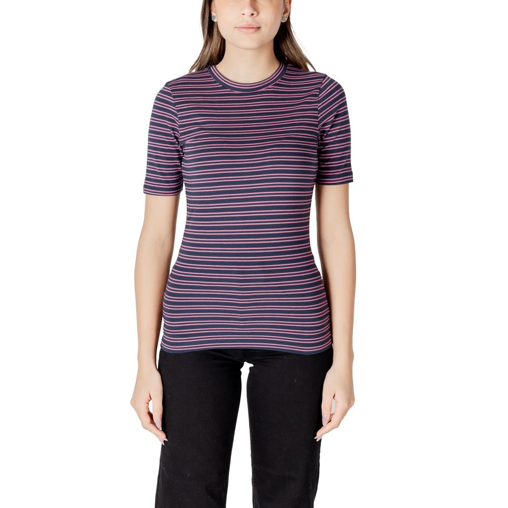 ICHI Bicolor Baumwoll-T-Shirt