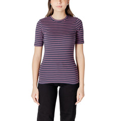 ICHI Bicolor Baumwoll-T-Shirt
