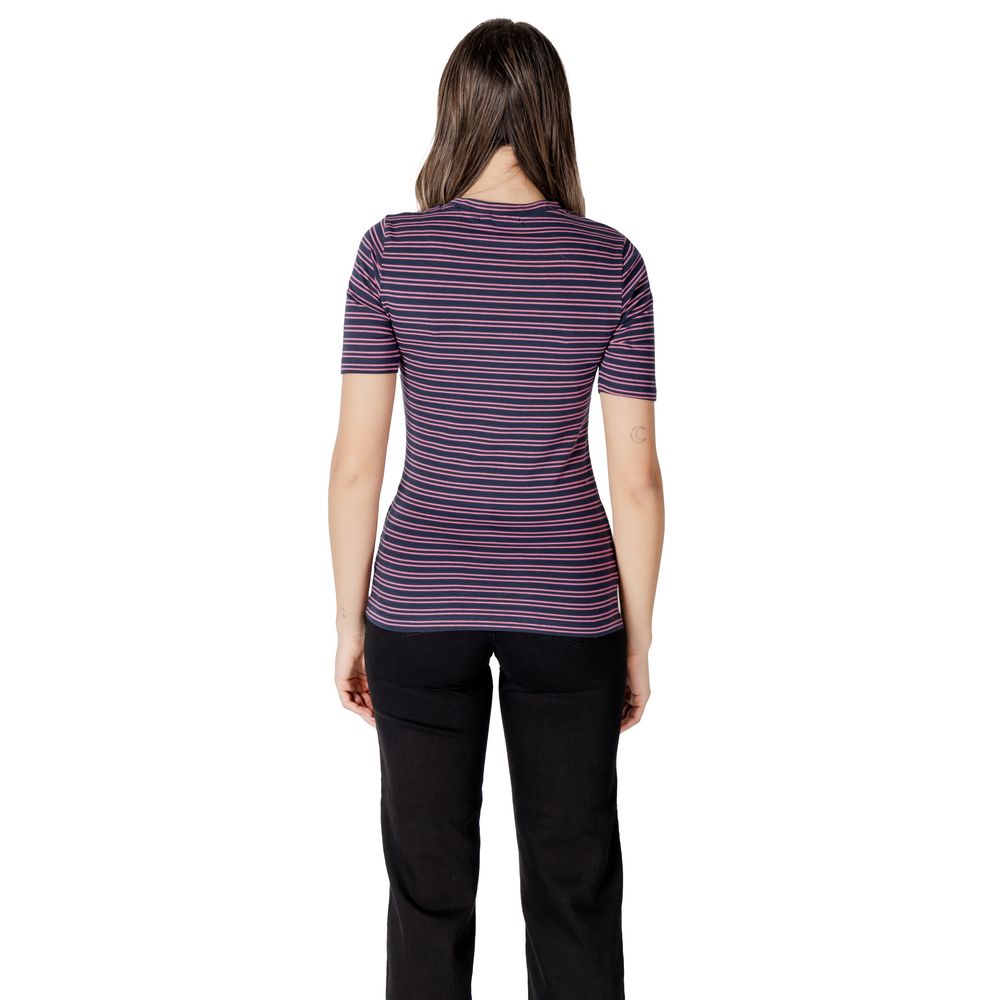 ICHI Bicolor Baumwoll-T-Shirt