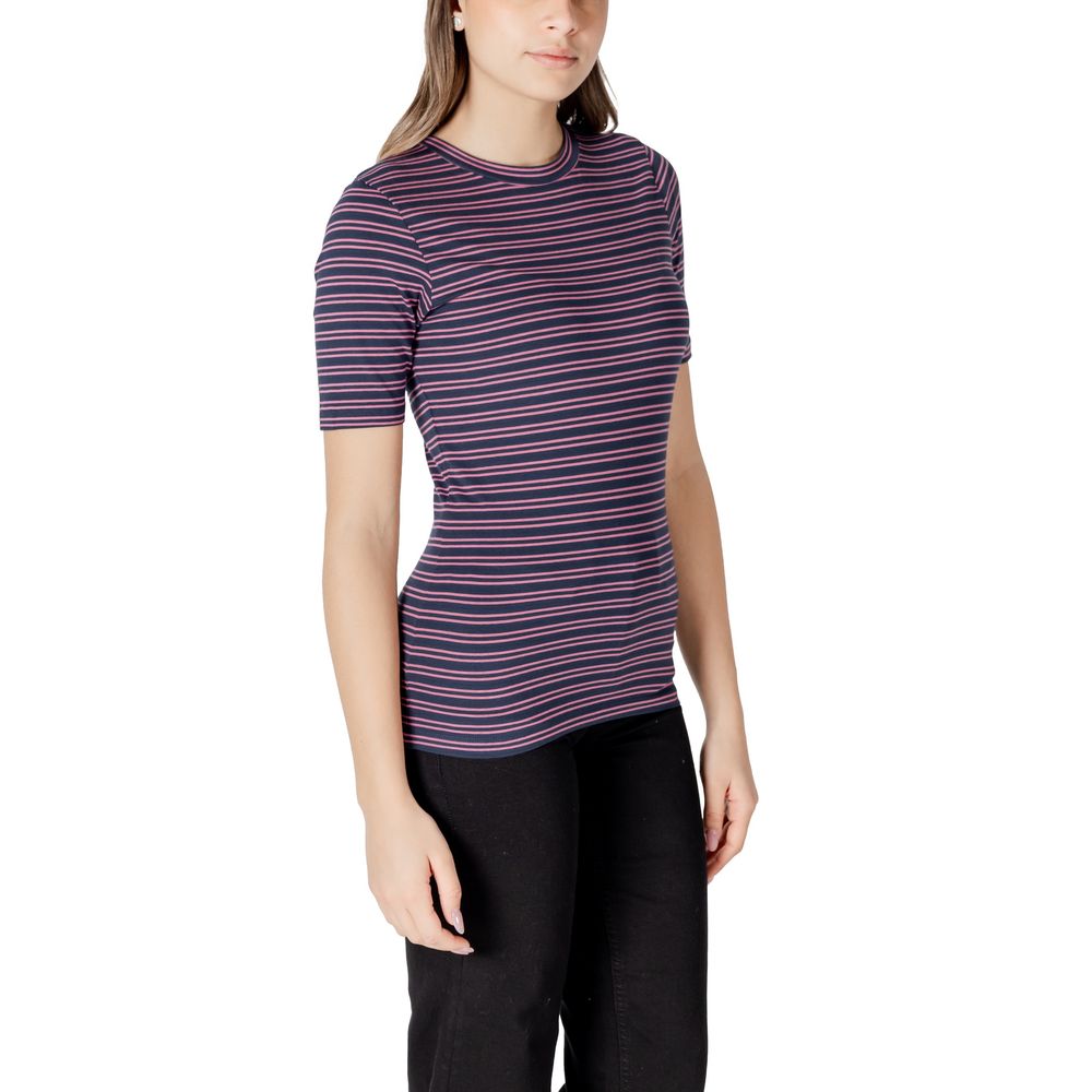 ICHI Bicolor Baumwoll-T-Shirt