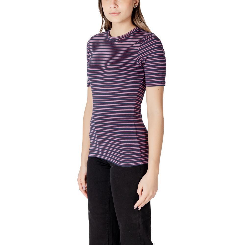 ICHI Bicolor Baumwoll-T-Shirt