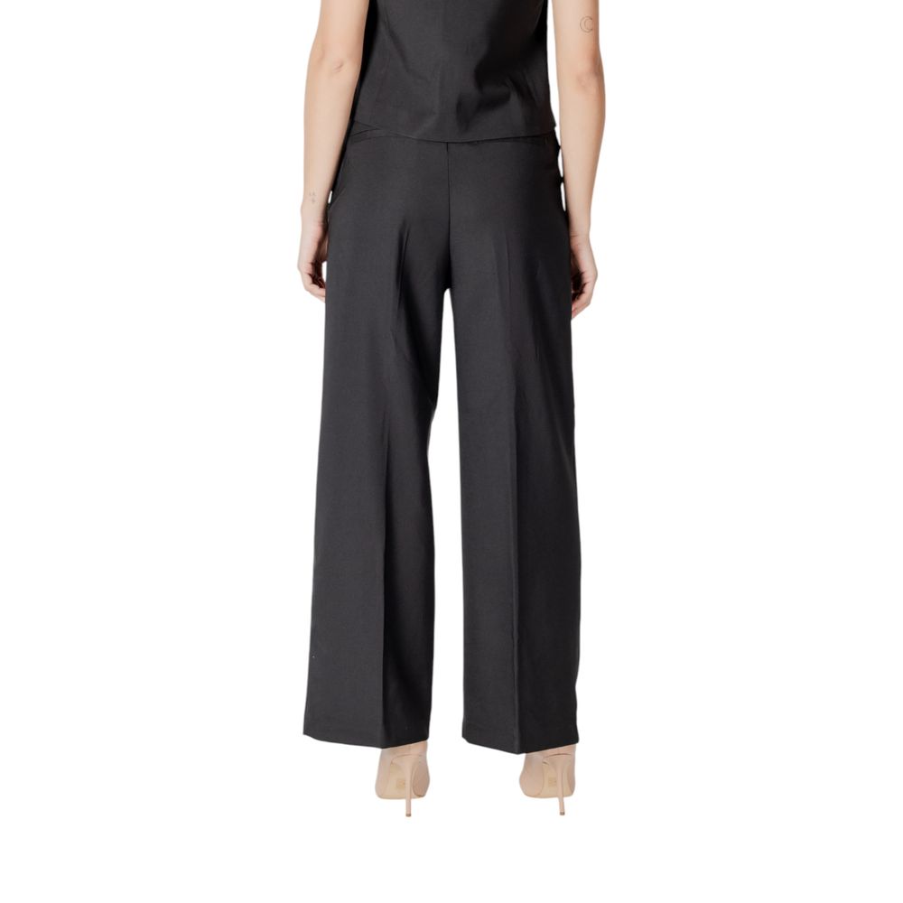 ICHI Schwarze Freizeithose aus Polyester