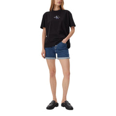 Calvin Klein Jeans Blauwe Katoenen Shorts