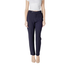 Street One Blauwe Viscose Casual Broek