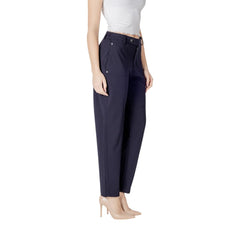Street One Blauwe Viscose Casual Broek