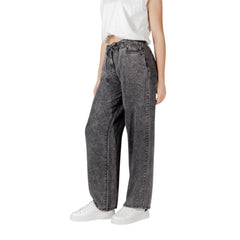 Alleen zwarte, casual broek van lyocell