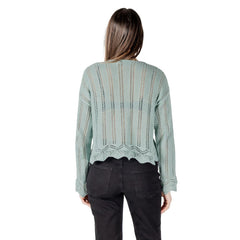 Only Turquoise Recycled Cotton Sweatshirt