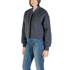 Calvin Klein Jeans Grijze Bomber van gerecycled polyester