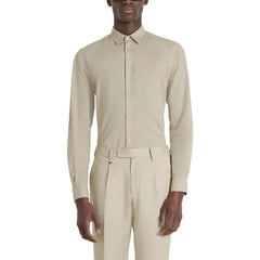 Antony Morato Beige Katoenen Overhemd
