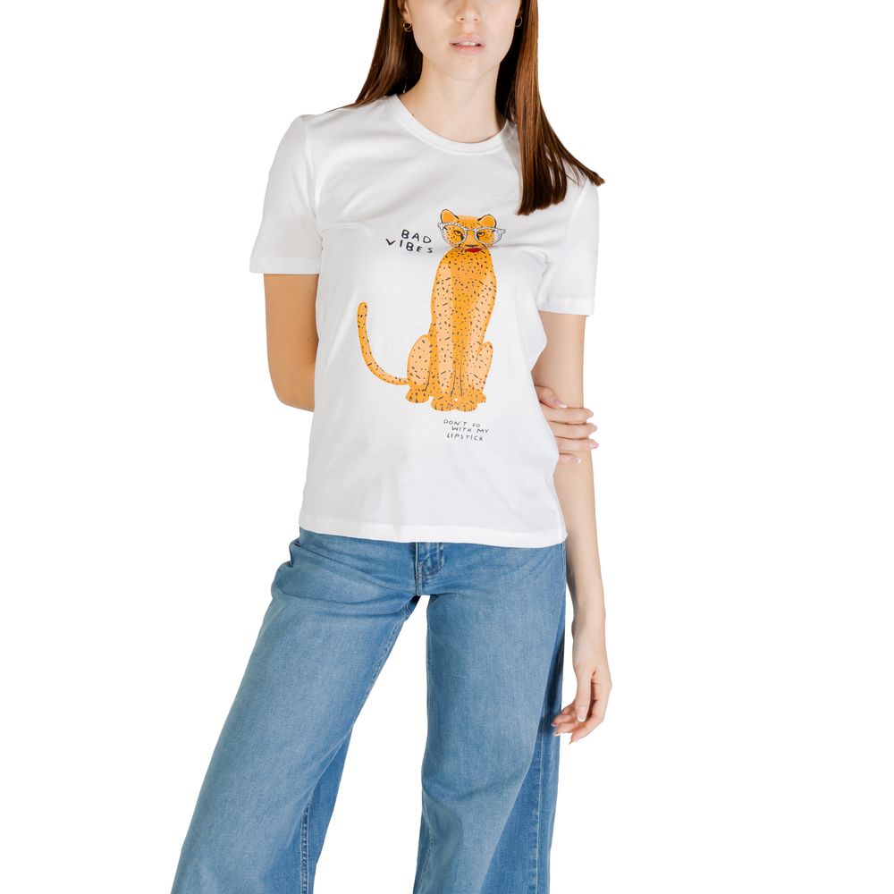 T-Shirt aus weißer Bio-Baumwolle