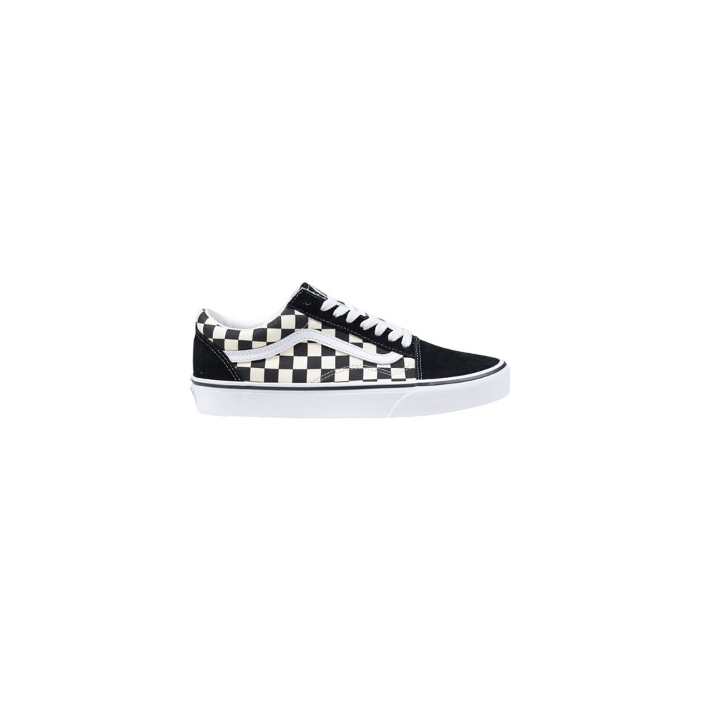 Vans Black And White Fabric Sneaker