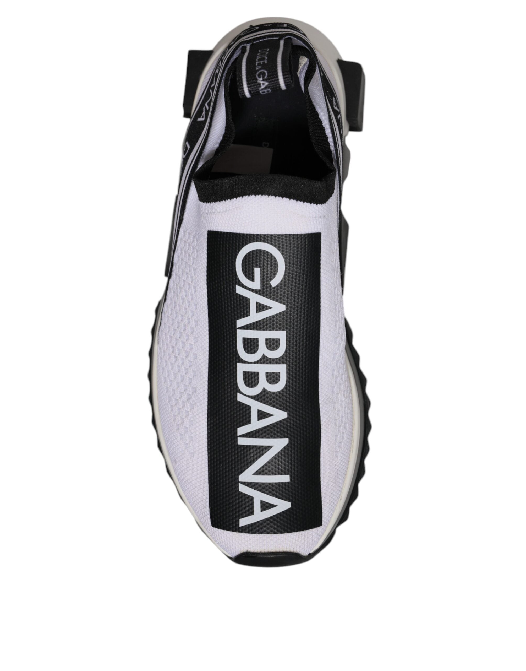 Dolce &amp; Gabbana Sorrento Slip-On Sneakers in Schwarz/Weiß