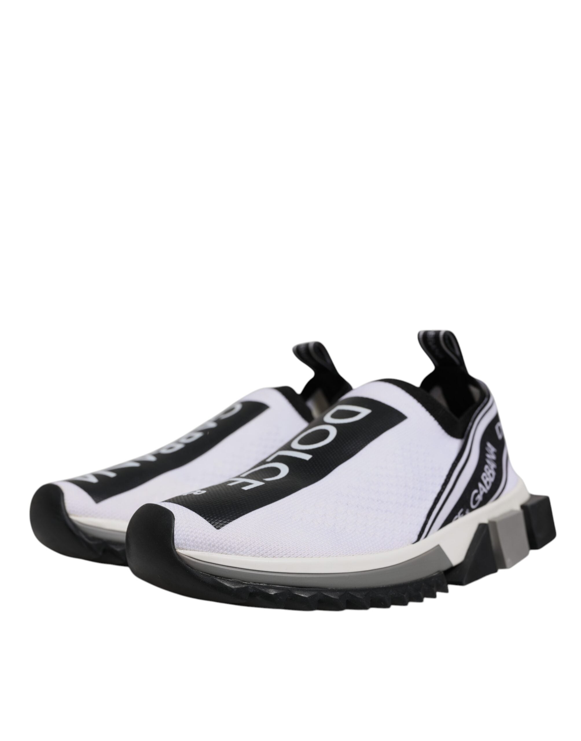 Dolce &amp; Gabbana Sorrento Slip-On Sneakers in Schwarz/Weiß