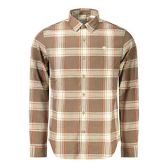 Timberland Brown Cotton Men Shirt