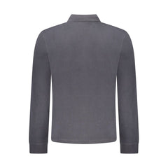 Napapijri Black Cotton Men Polo Shirt