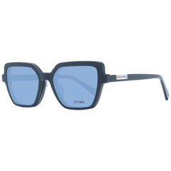 Sting Blauw Acetaat & Plastic Bril (Montuur)