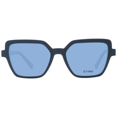Sting Blauw Acetaat & Plastic Bril (Montuur)