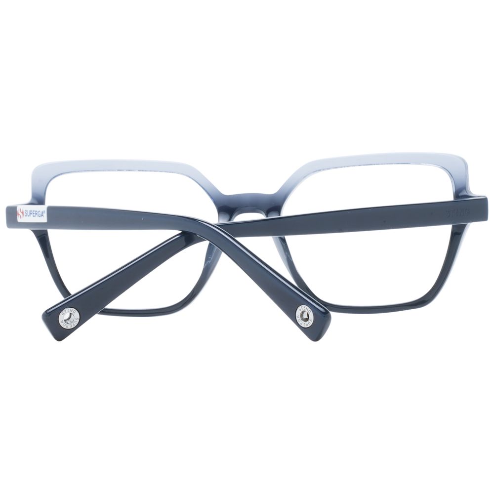 Sting Blauw Acetaat & Plastic Bril (Montuur)