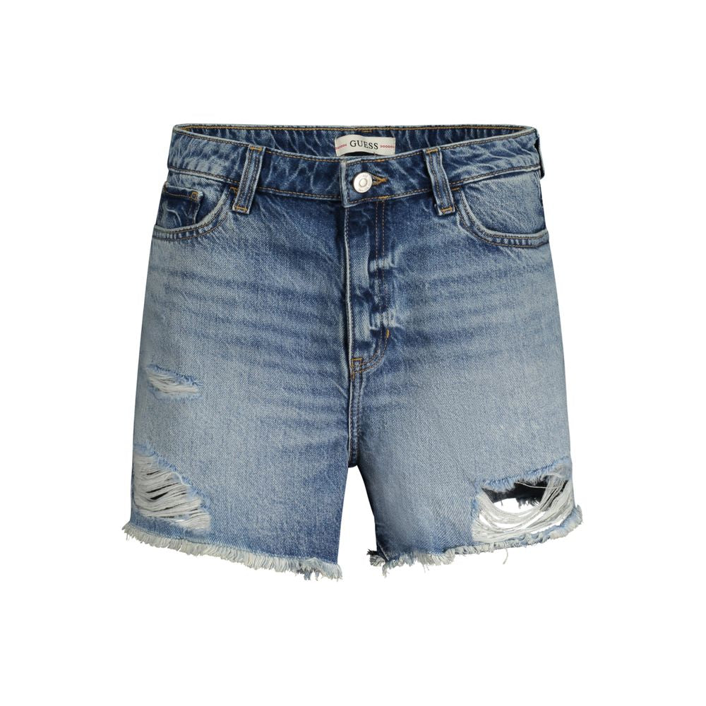 Guess Jeans Azzurro Baumwollshorts für Damen